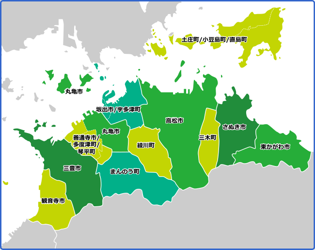 香川県地図